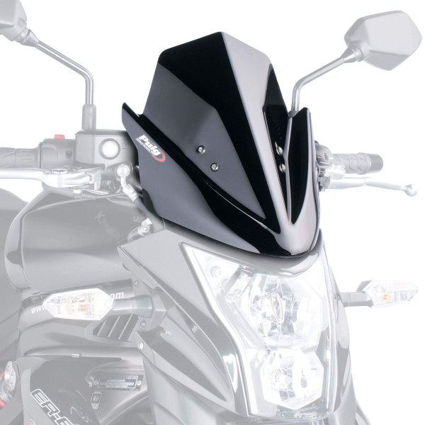 Puig Puig sport screen | black (opaque) | kawasaki er-6n 2012>2016